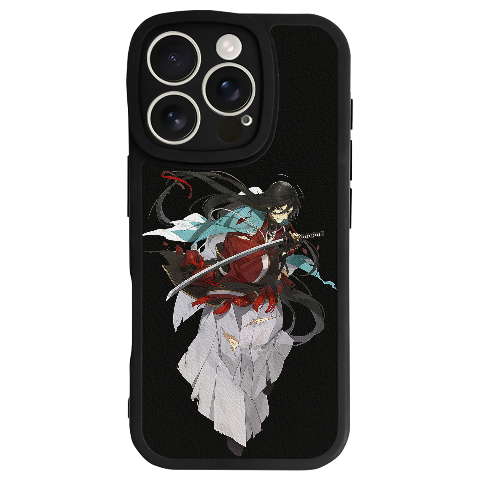 （画像用） 刀剣乱舞 Touken Ranbu 【iPhone 16シリーズ対応】シリコンスマホケース（レザー調） 材質：シリコン